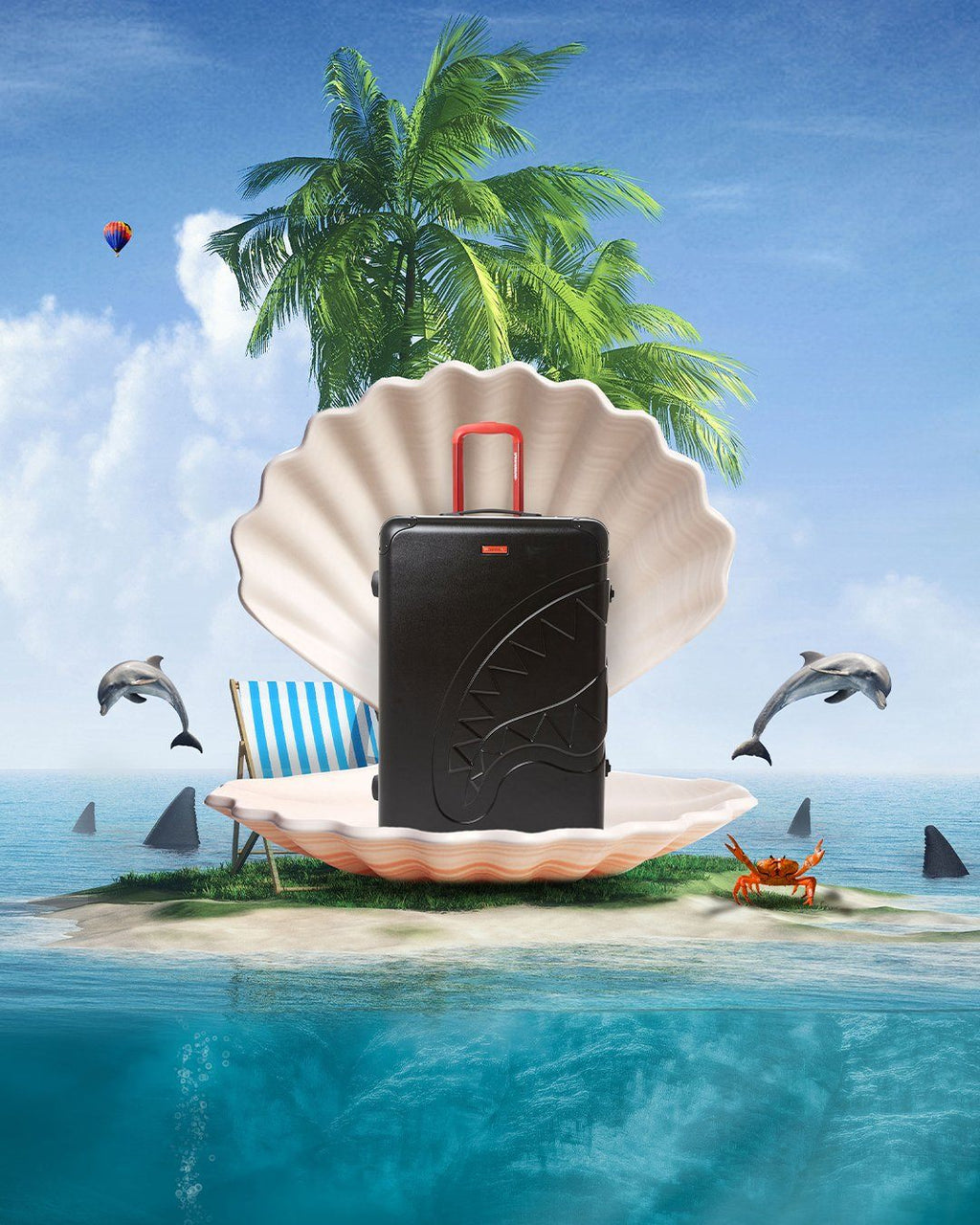 SHARKITECTURE MOLDED 29ƒ?� FULL-SIZE LUGGAGE