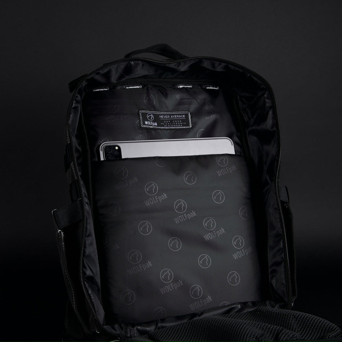 25L Backpack Black Phantom