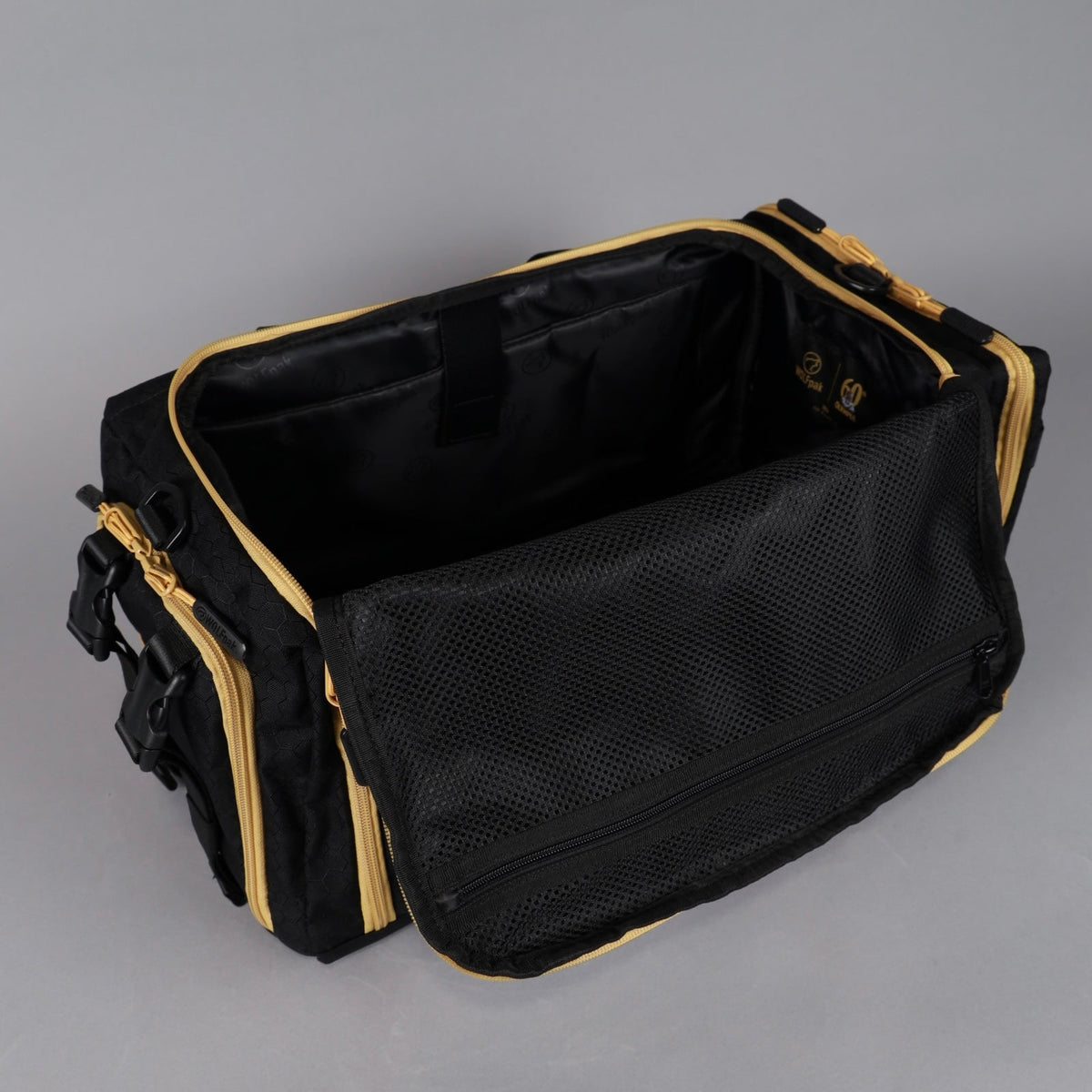 2024 Olympia 30L Perfect Duffle Bag Black Hexagon