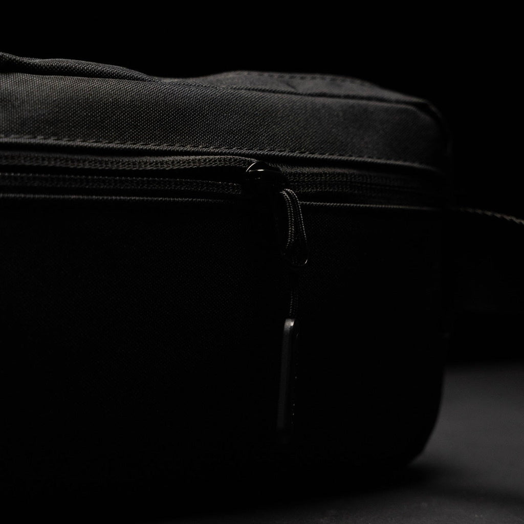 Crossbody Pack Alpha Black Velcro Front