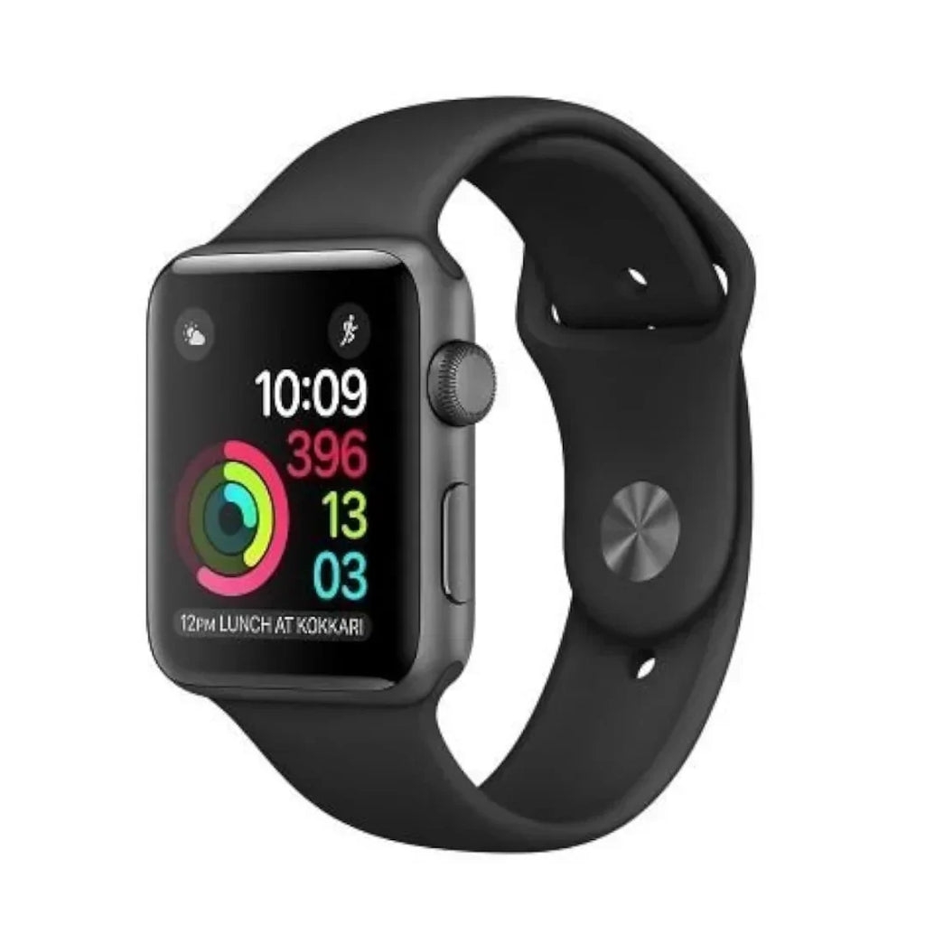 Apple Watch Series 2 (GPS Only) 42mm Space Gray Alum Black Sport Band - MP062LLA