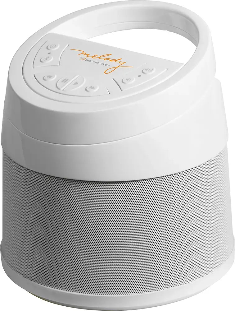 Soundcast Melody Portable Bluetooth Speaker Receiver - White - MLD414