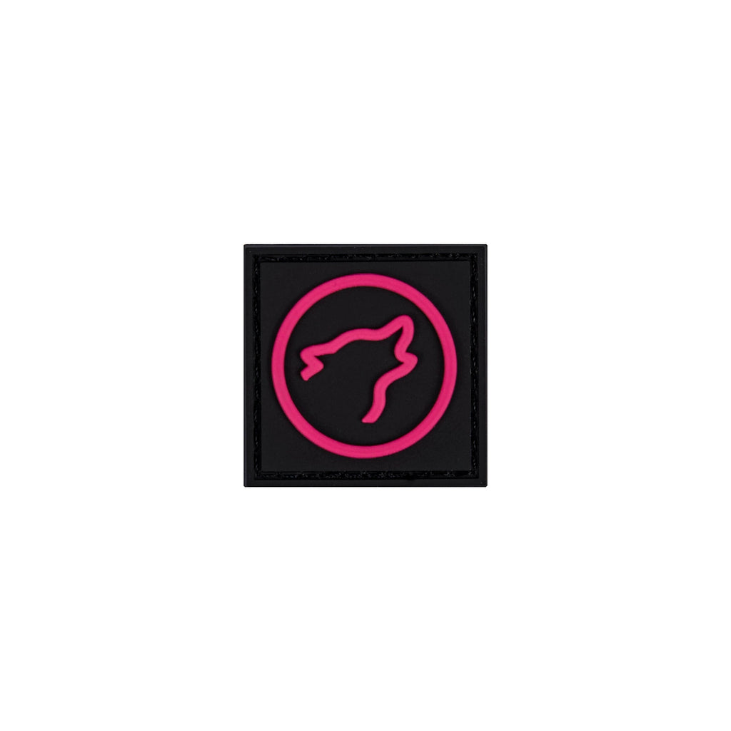 Wolf Head Logo Black/Pink