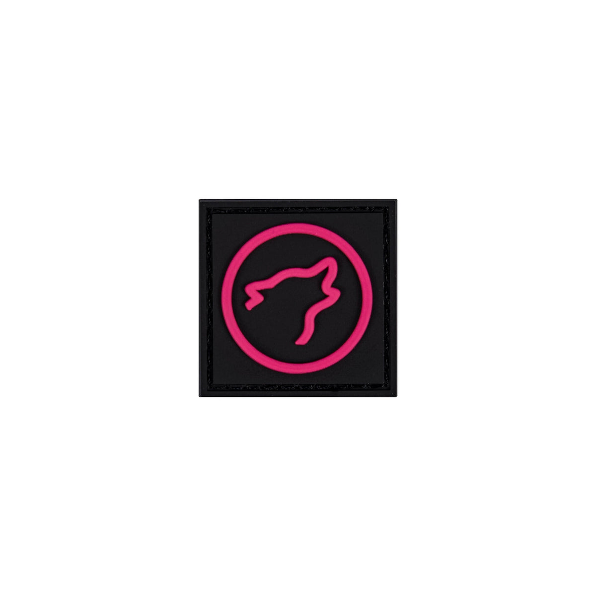 Wolf Head Logo Black/Pink