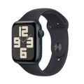 Apple Watch SE (GPS, 44mm) - Space Grey Aluminium Case with Midnight Sport Band - Regular - MKQ63LL/A