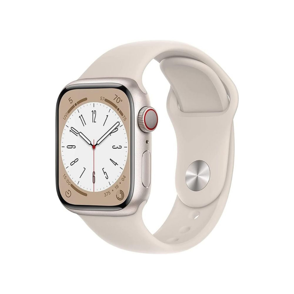 Apple Watch Series 8 GPS + Cell 45mm Starlight Aluminum Case and Starlight Band - MNVP3LL/A