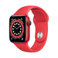 Restored Apple Watch Series 6 (GPS + Cellular) 44mm (PRODUCT)RED Aluminum Case with Red Sports Band - M07K3LL/A