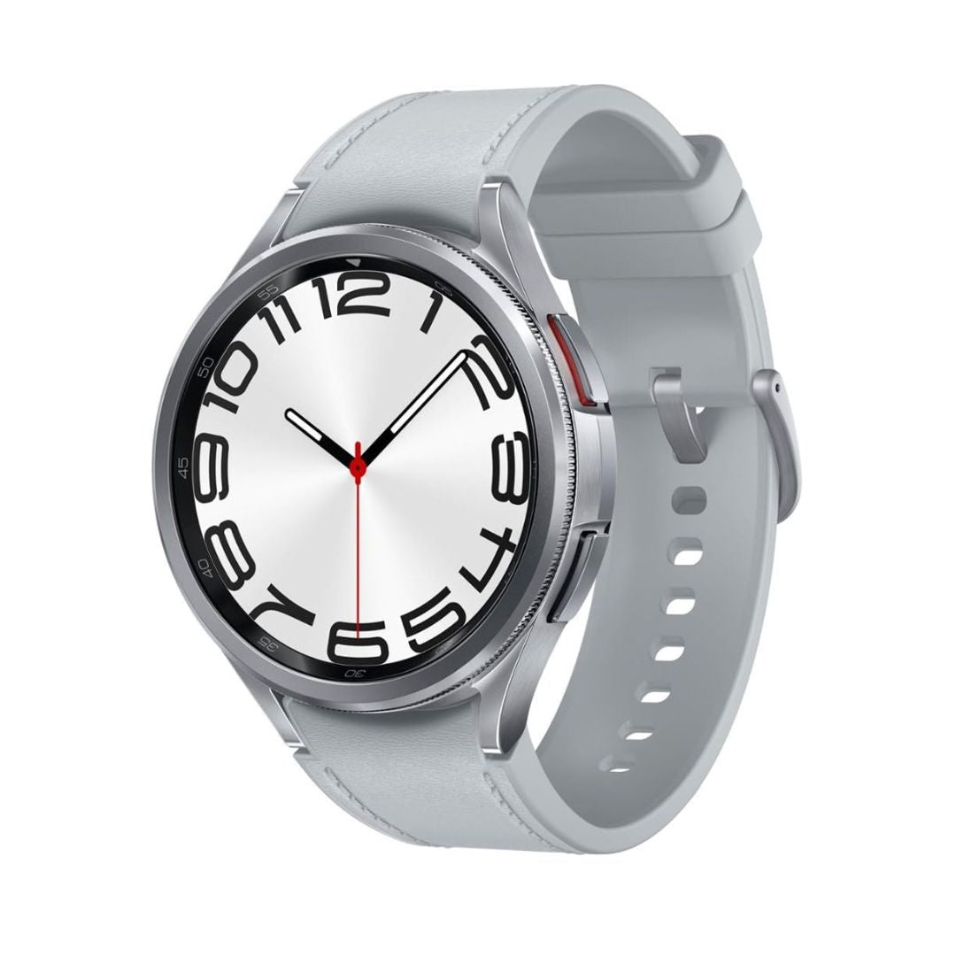Samsung Galaxy Watch6 Classic Stainless Steel Smartwatch 47mm BT - Silver - SM-R960NZSAXAA