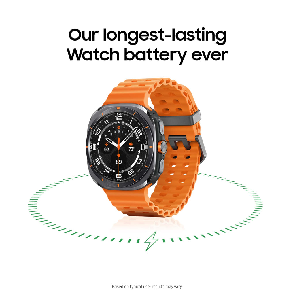 Samsung Galaxy Watch Ultra 47mm LTE - Titanium Orange Marine Band (Gray) - SM-L705UDAAXAA