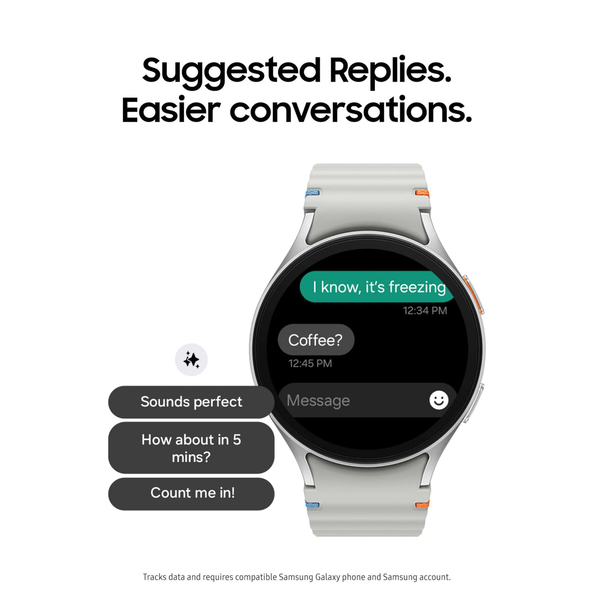 Samsung Galaxy Watch 7 44mm BT - Aluminum Green Sports Band  - SM-L310NZGAXAA