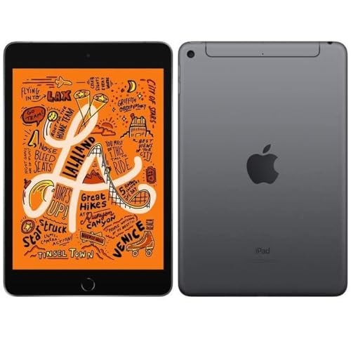 Apple iPad Mini (5th Generation, 2019) ? 7.9" Wi-Fi + Cellular ? 256GB ? Space Gray ? MUXM2LL/A
