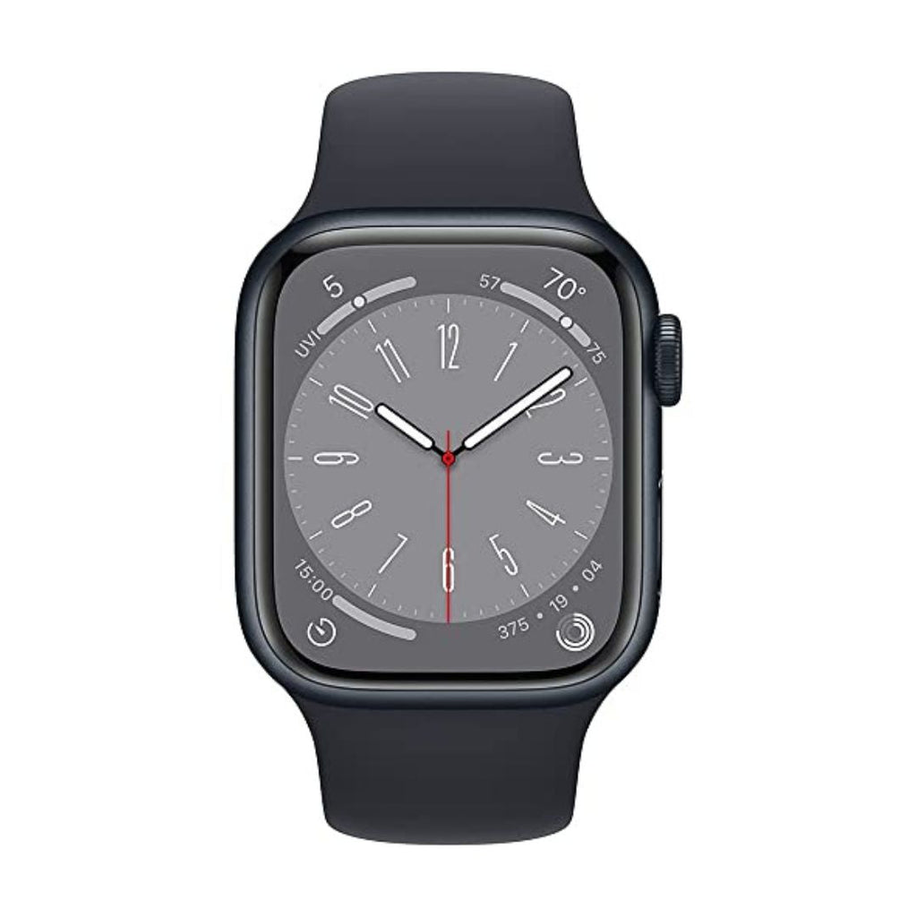 Apple Watch Series 8 45MM GPS + Cellular Midnight Aluminum Case Midnight Band - M/L - MNVL3LL/A