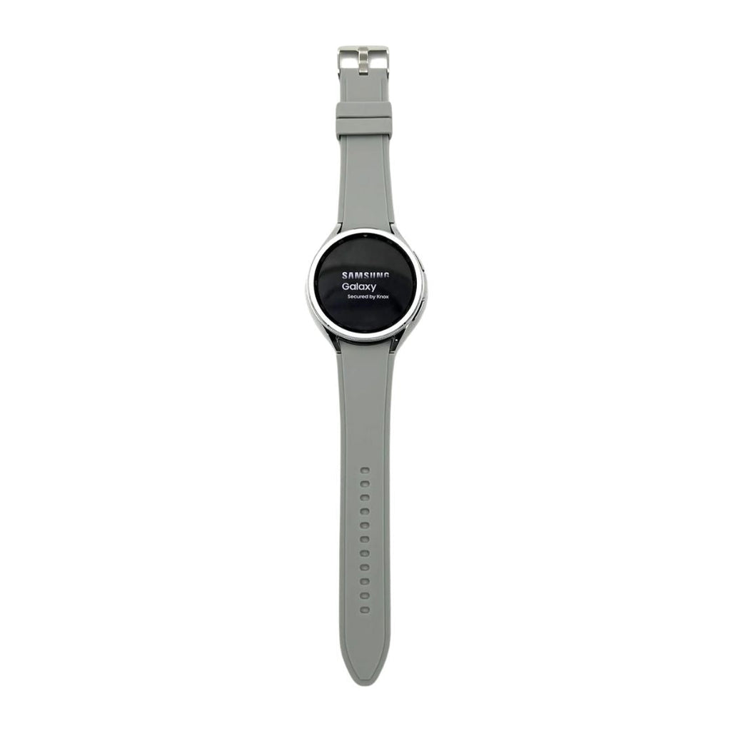 Samsung - Galaxy Watch6 Classic Stainless Steel Smartwatch 43mm BT - Silver Silicone Band