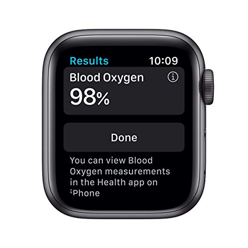 Apple Watch Series 6 (GPS) 40mm Space Gray Aluminum Case with Black Sport Band - MG133LL/A