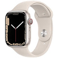 Apple Watch Series 7 (GPS + Cellular, 45 MM) Starlight Aluminum Case with Starlight Sport Band