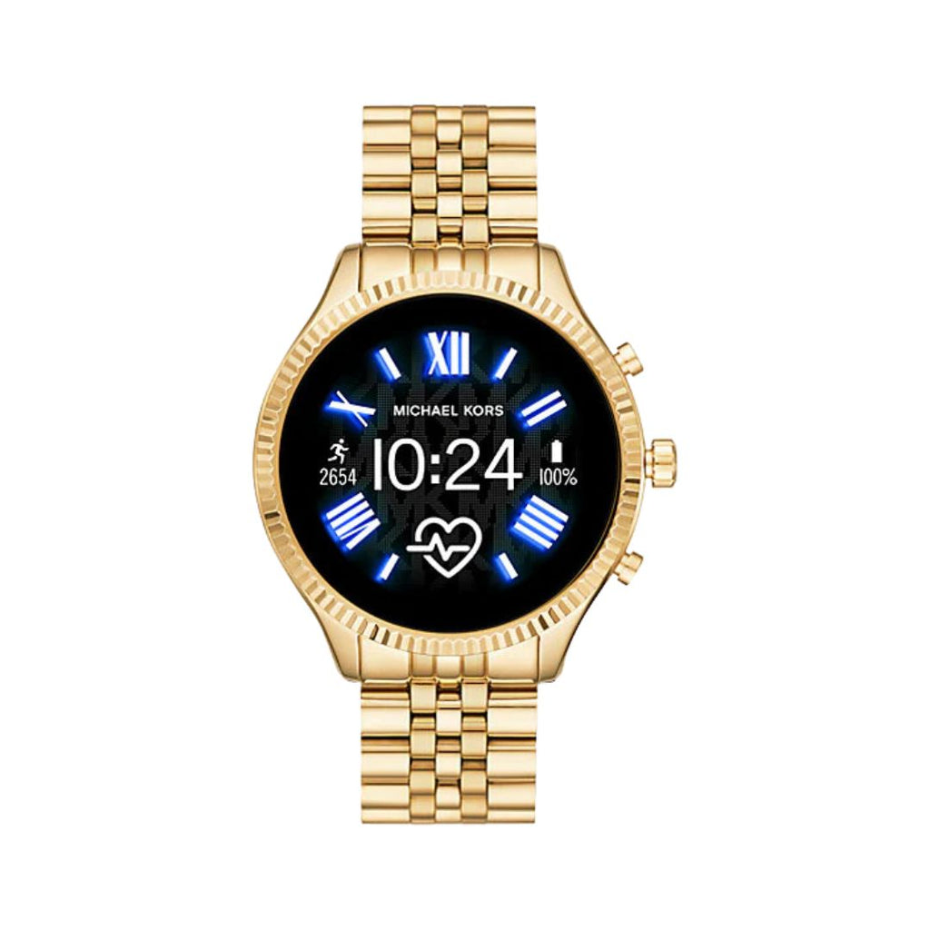Michael Kors - Gen 5 Lexington Smartwatch 44mm Stainless Steel - Gold With Gold Band - MKT5078