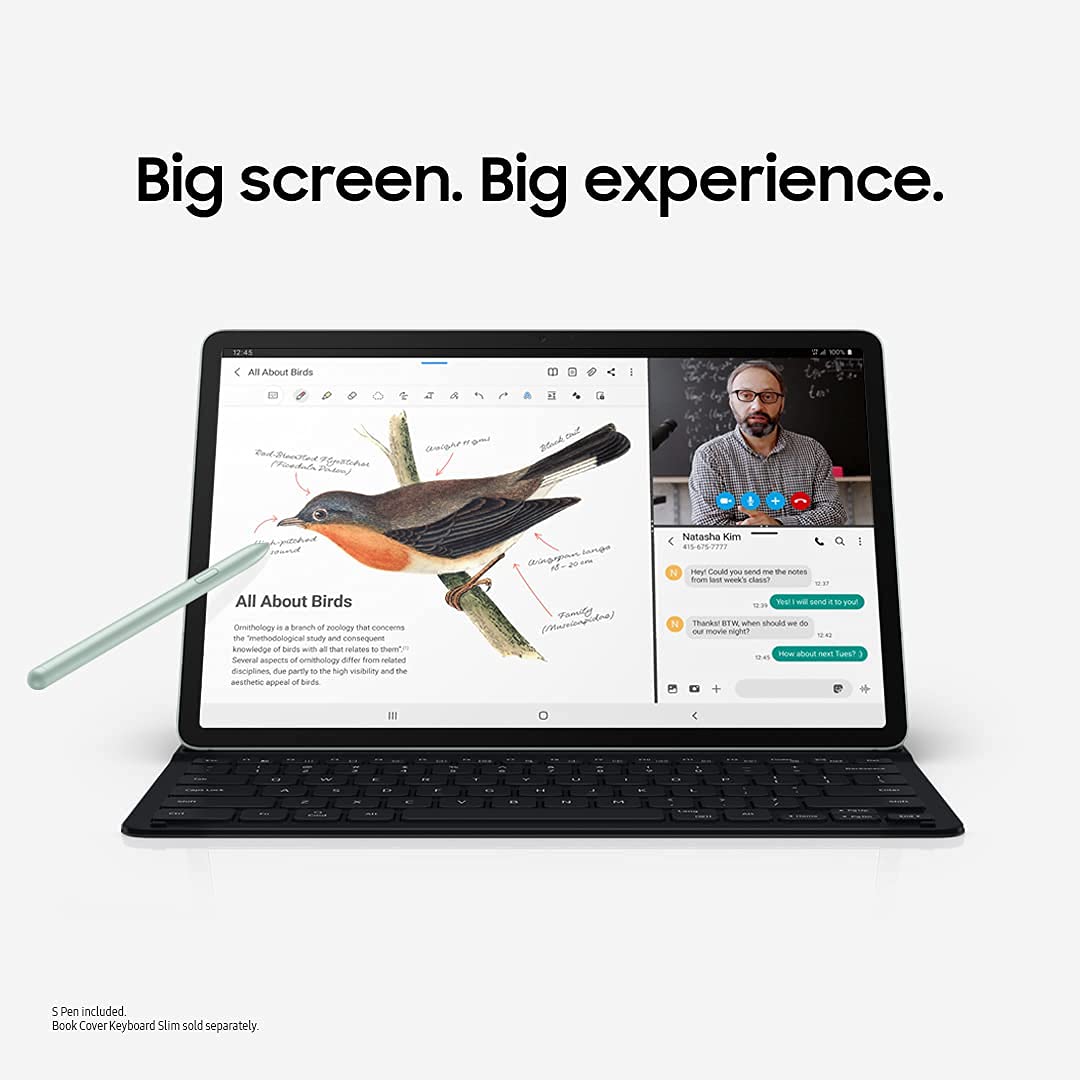 Samsung Galaxy Tab S7 FE - 12.4" 64GB - Wi-Fi - Mystic Silver - SM-T733NZSAXAR