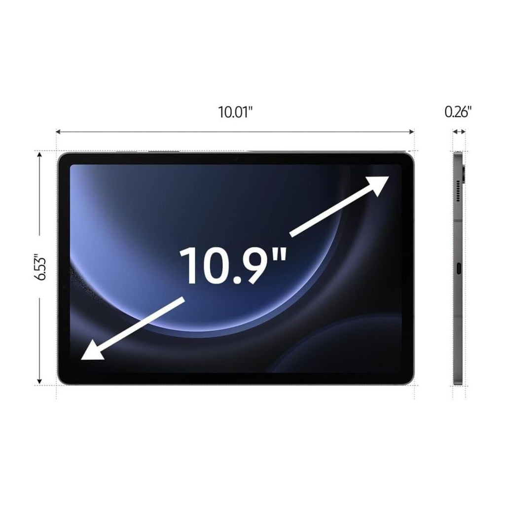 T-Mobile Samsung Galaxy Tab S9 FE 10.9 - with S-Pen - 128GB - Gray - SM-X518UZAAXAU