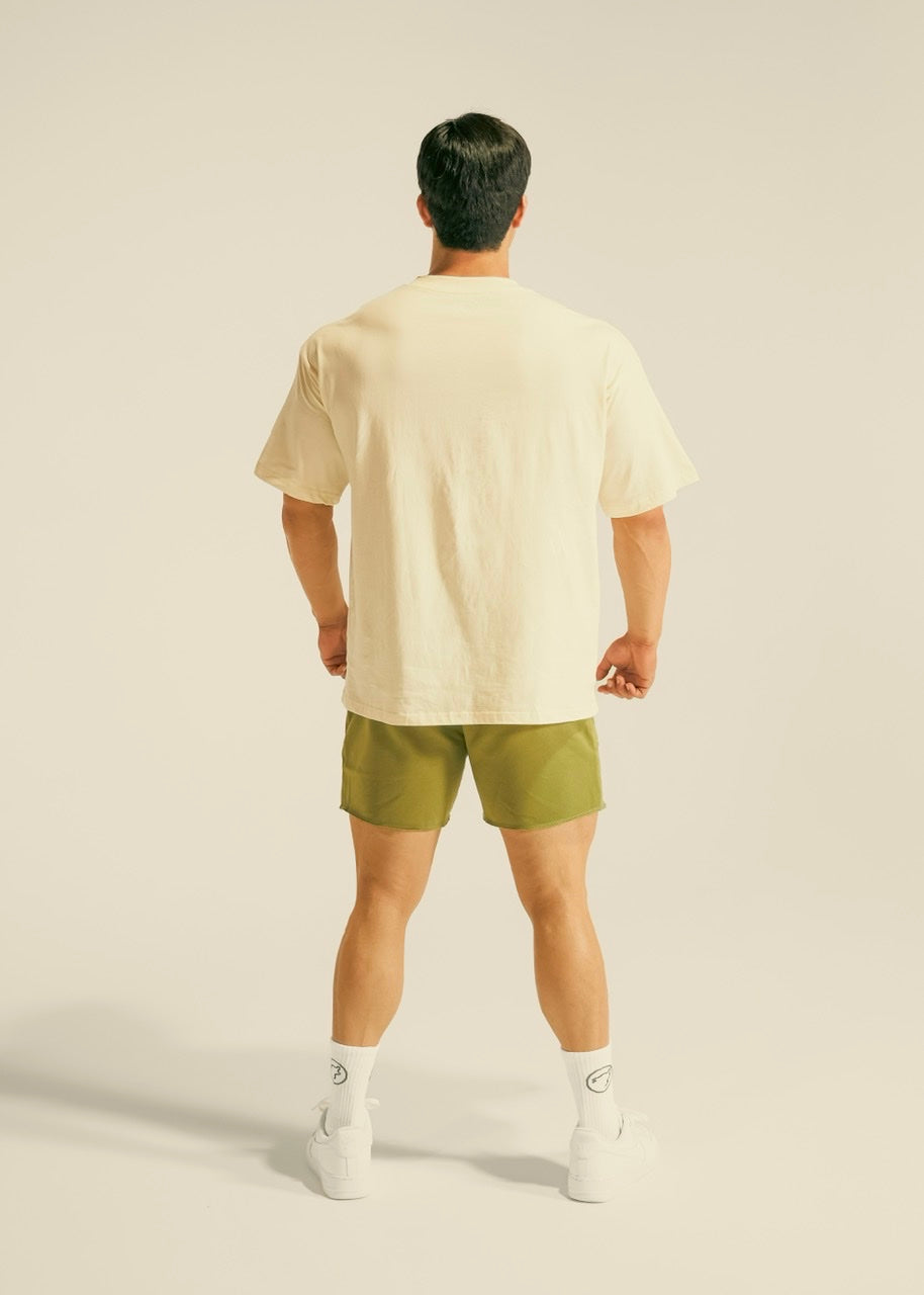 Men's Varsity Tee Cream (SALE)