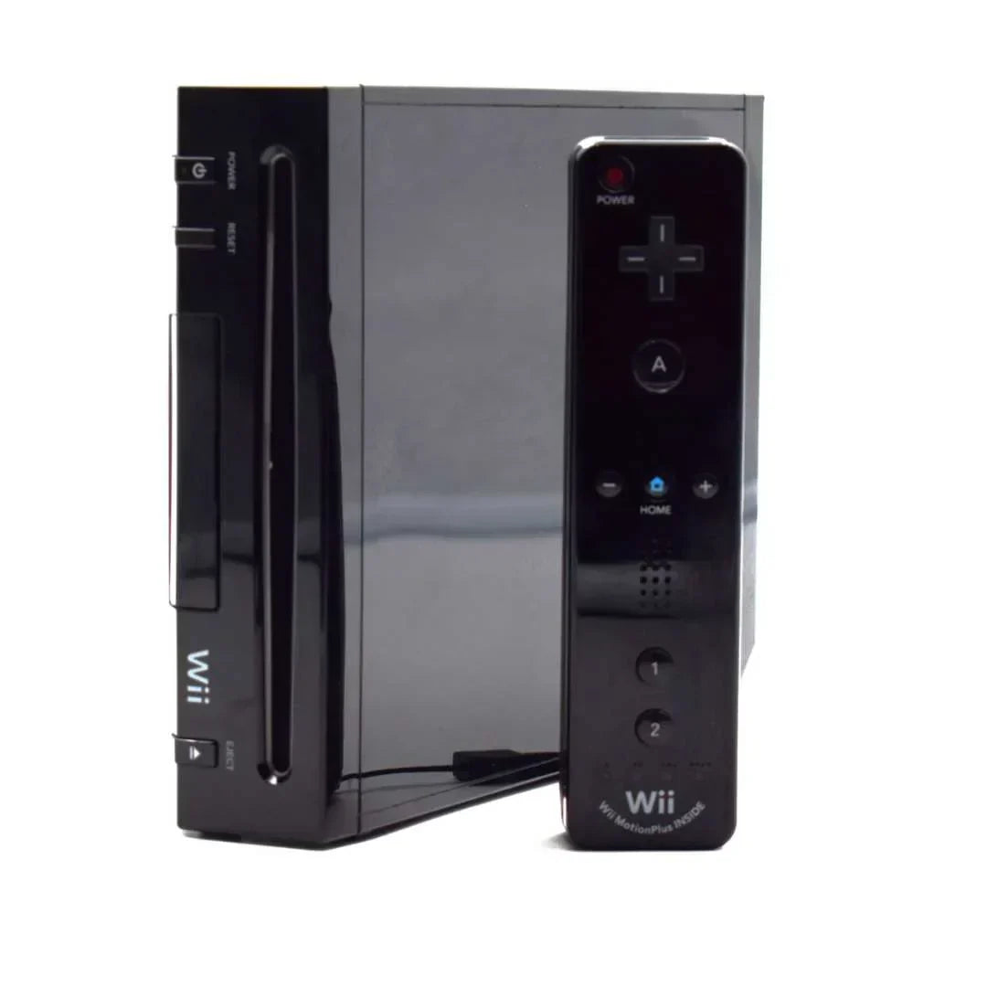 Nintendo Wii Black Console - RVKSKAAH