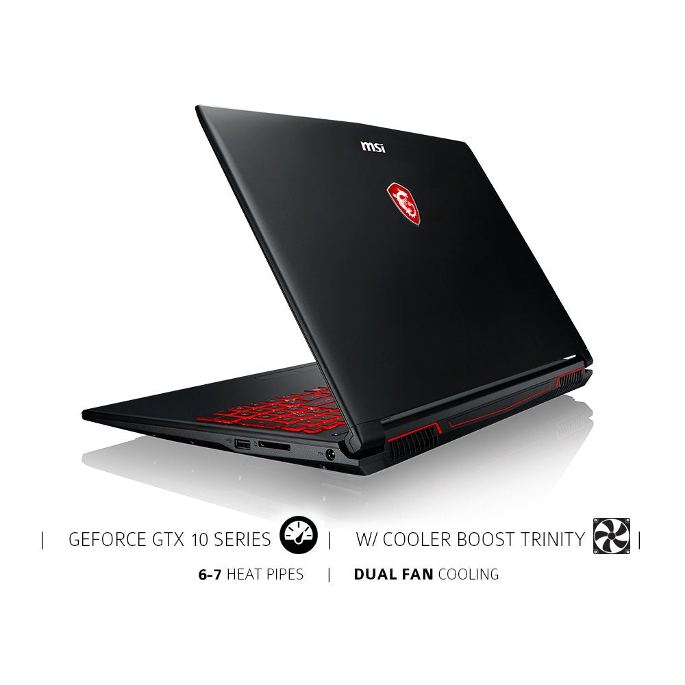 MSI GL62M 7REX-1896US 15.6" FHD- i7-7700HQ,  GTX 1050Ti, 8GB RAM, 128GB SSD + 1TB Hard Drive