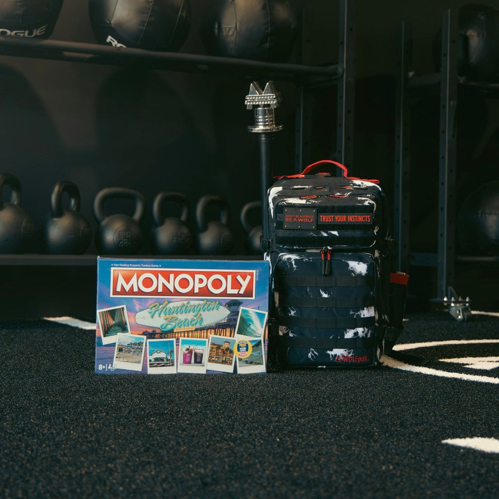 Huntington Beach Monopoly x WolfPak Collaboration