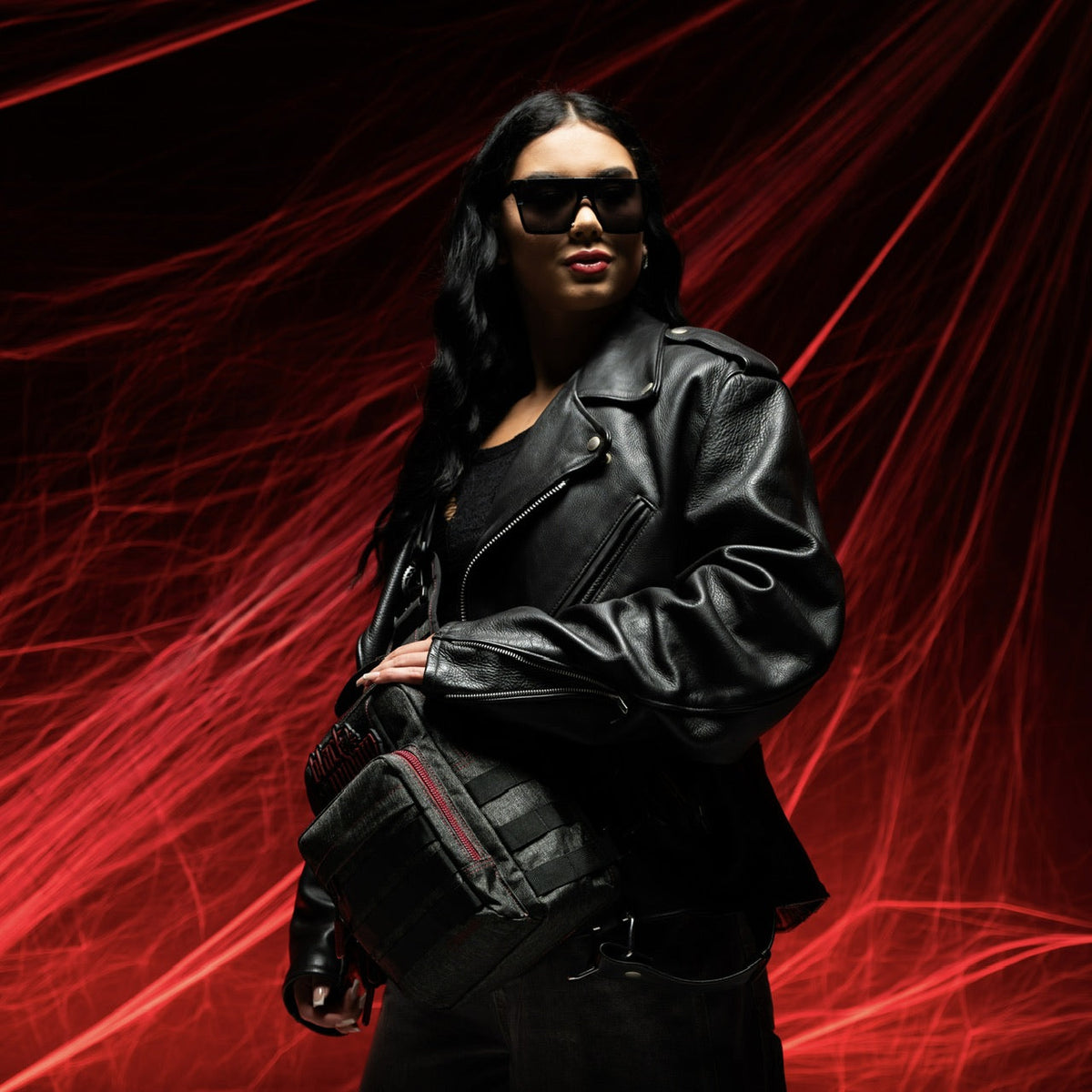 9L Tactical Sling Bag Black Widow