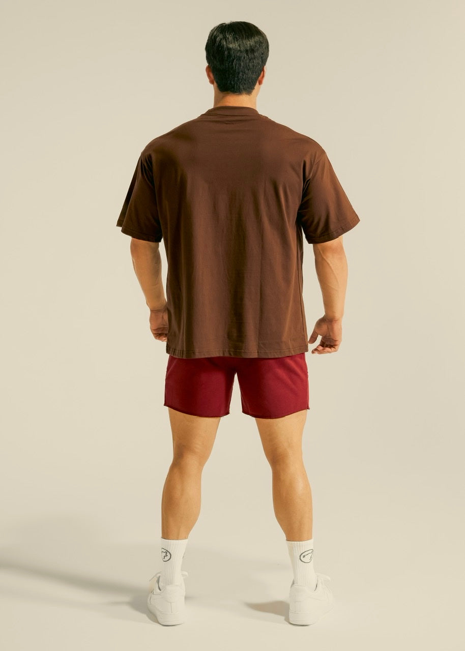 Men's Varsity Tee Mocha Brown