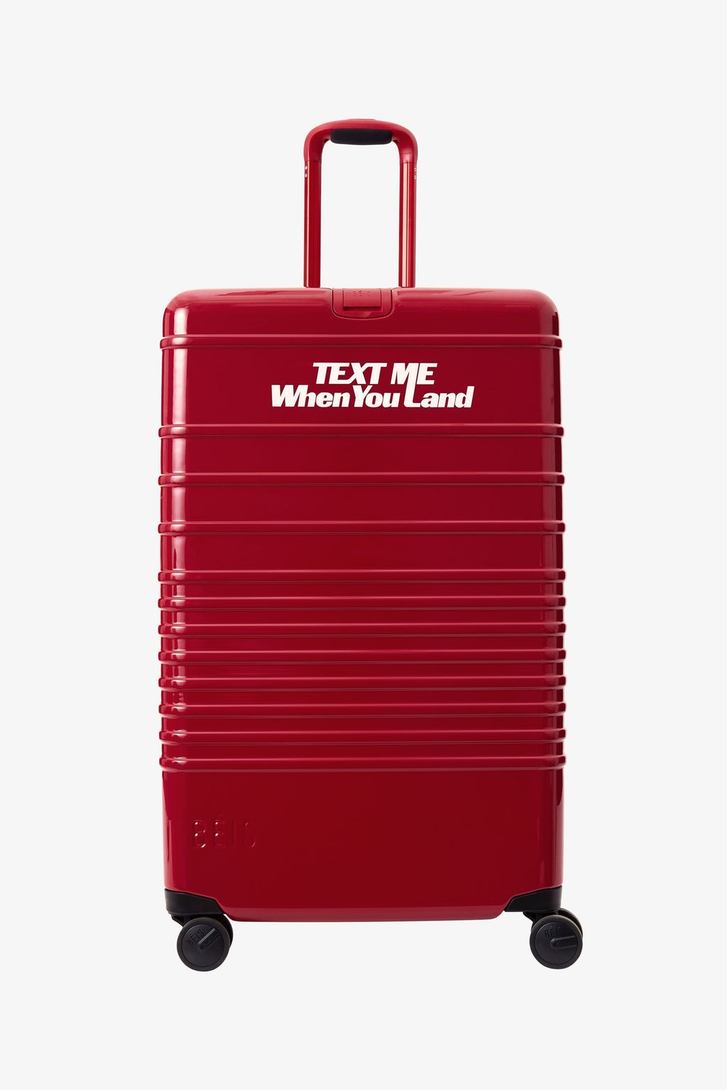 Resale The Large Check-In Roller in Text Me Red