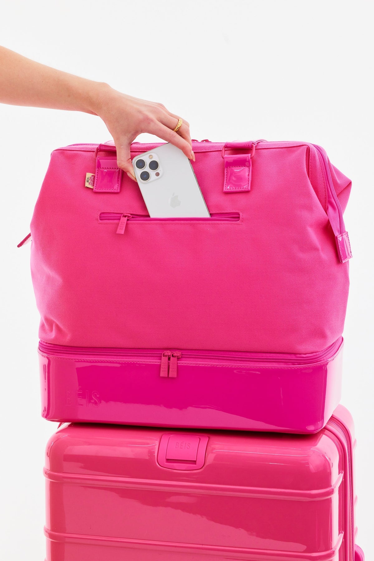 The Mini Weekender in Barbieƒ?› Pink