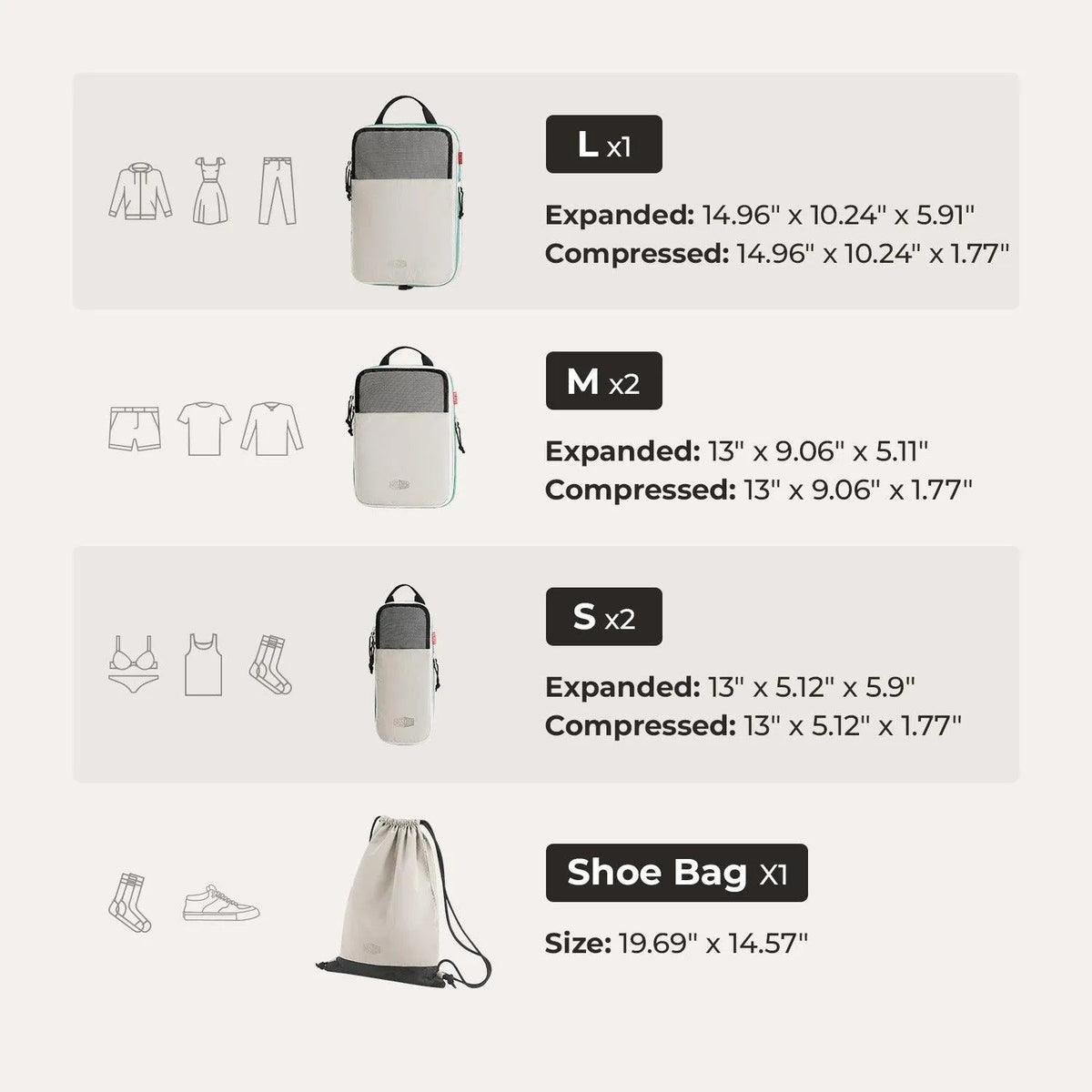 Blast Packing Cubes (Free-Gift)