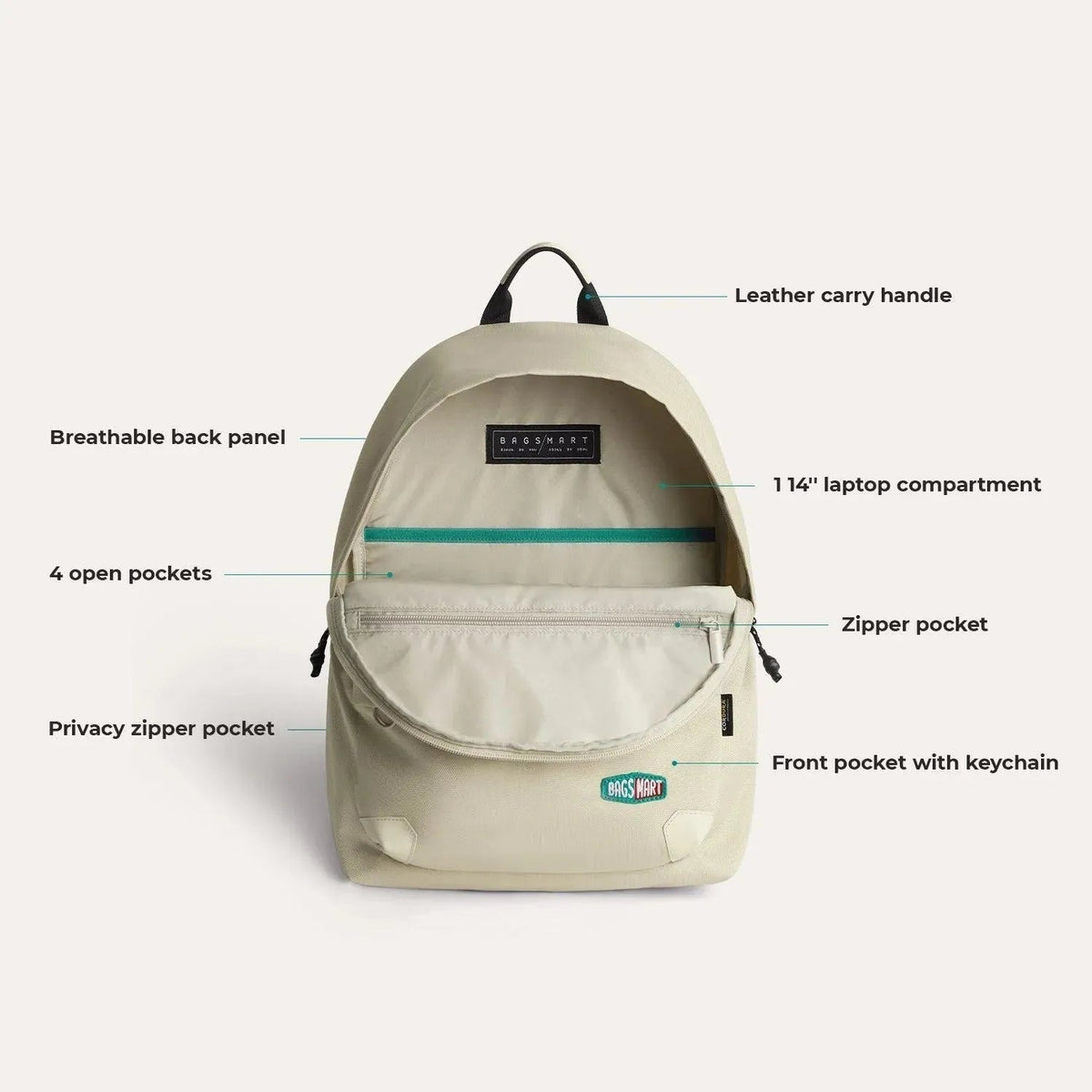 (FREE GIFT‹¬?Cordura?? Campus Backpack with Laptop Sleeve