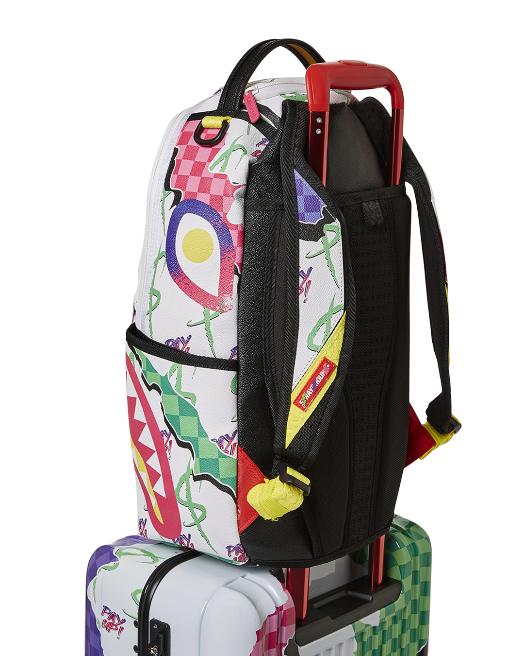 DREAMY TECHNICOLOR SHARKNAUTICS HARDSHELL CARRY-ON LUGGAGE