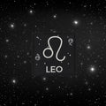 Zodiac Sign Leo Patch