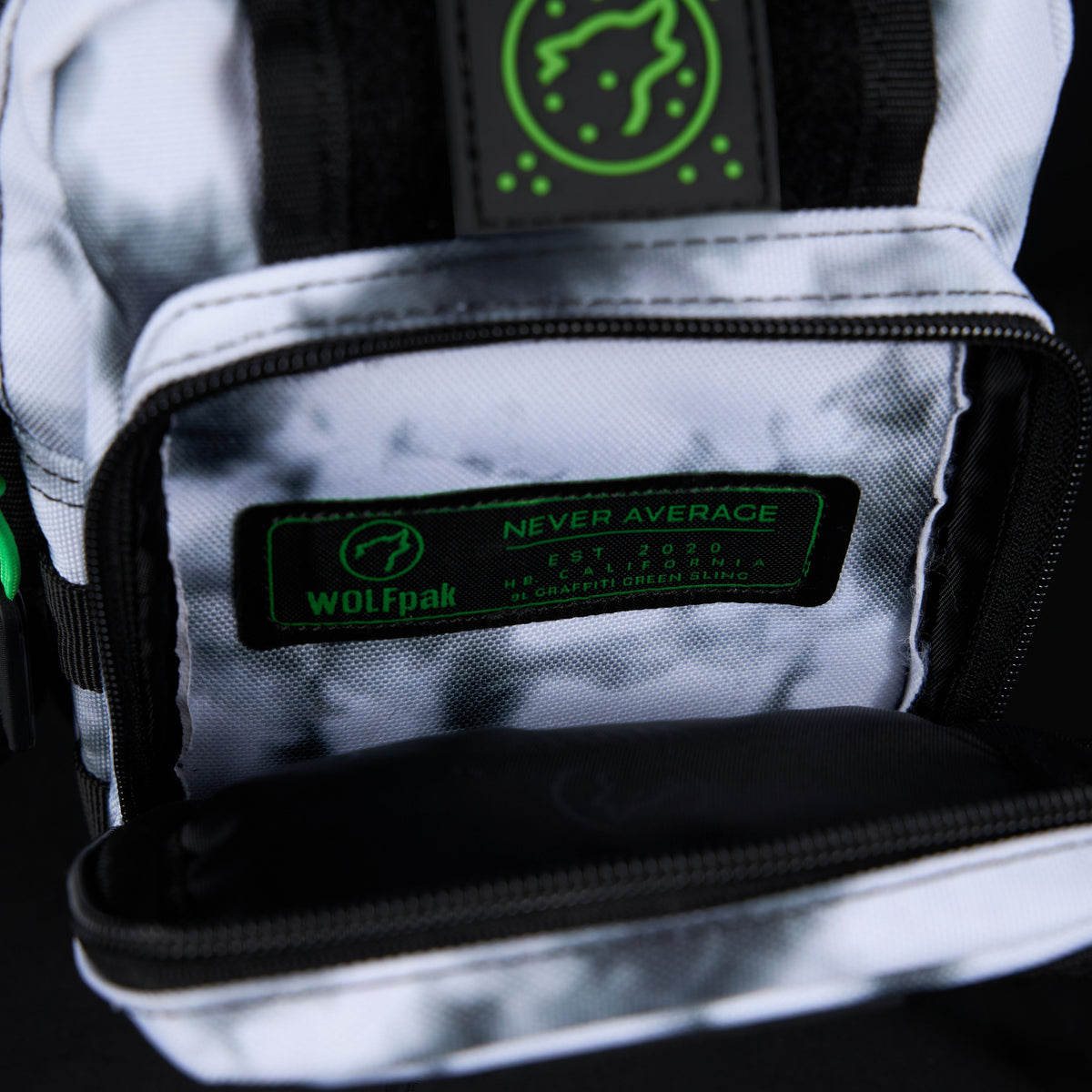 4L Mini Tactical Sling Bag Graffiti Green