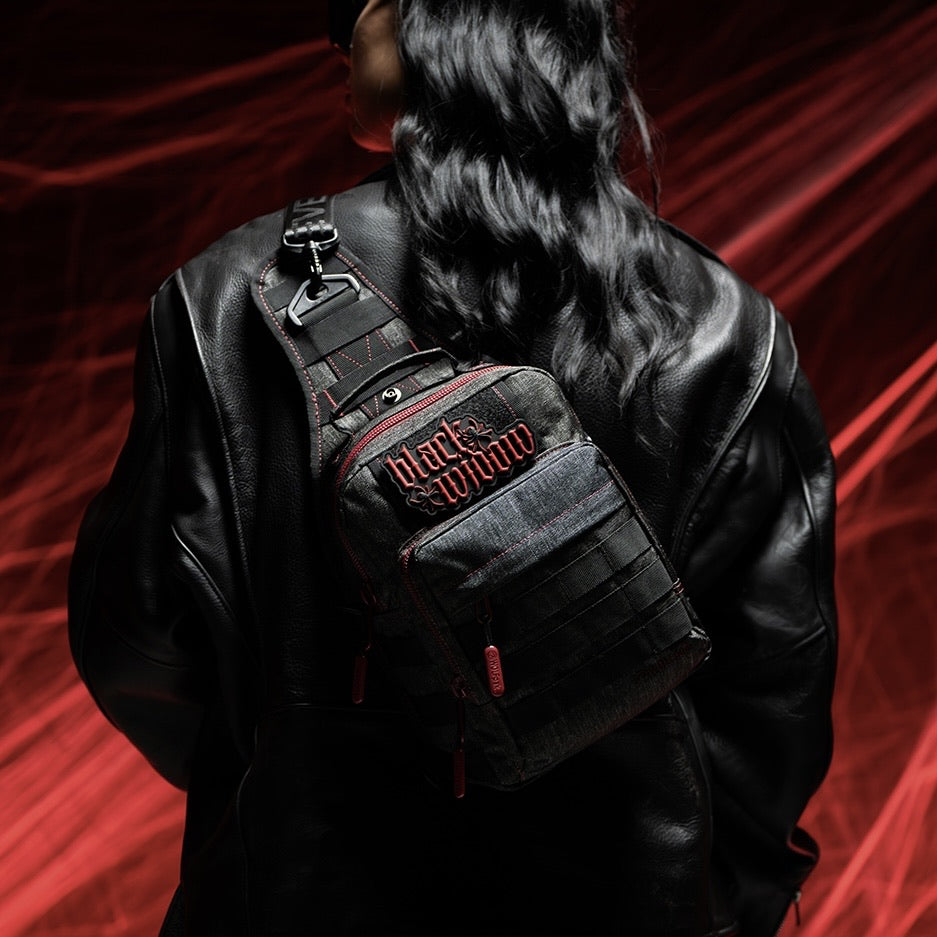 9L Tactical Sling Bag Black Widow