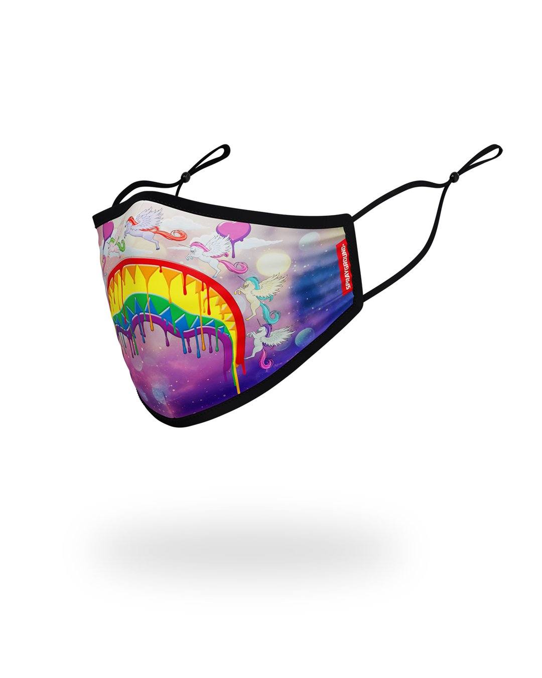 KIDS FORM FITTING MASK: MELT THE RAINBOW