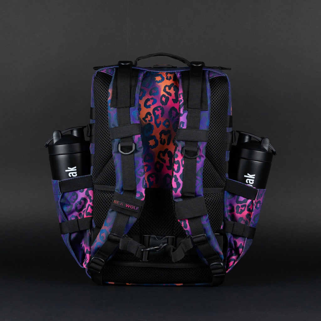 45L Backpack Neon Leopard