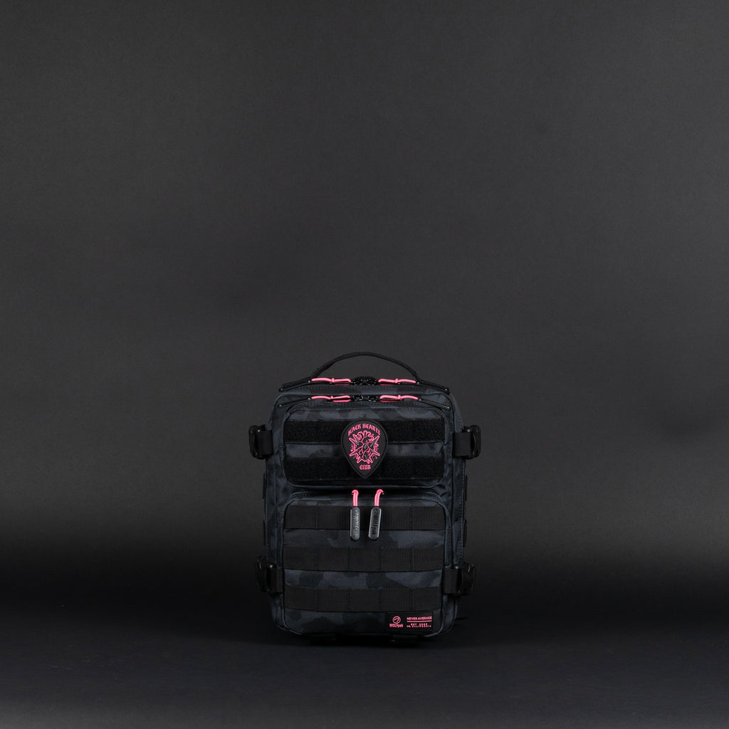 9L Backpack Mini Black Hearts