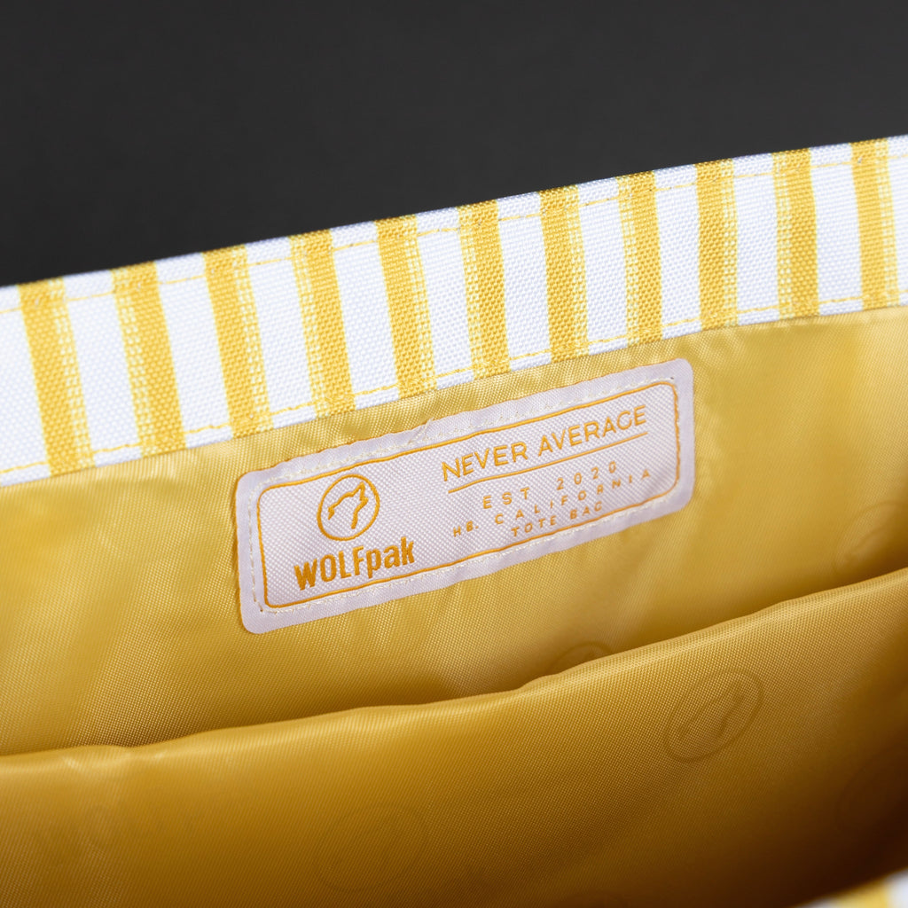 Tote Bag Yellow Stripes