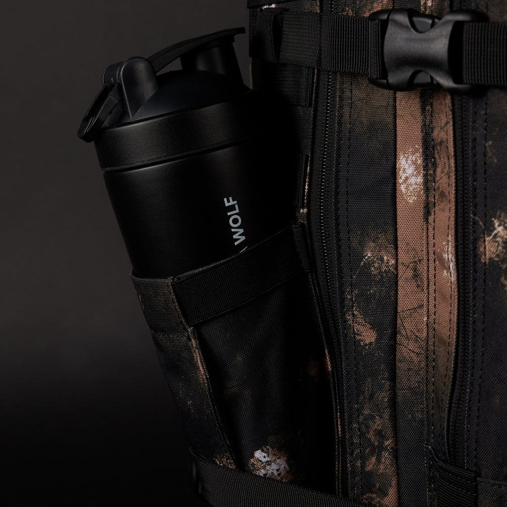 45L Backpack Black Steampunk