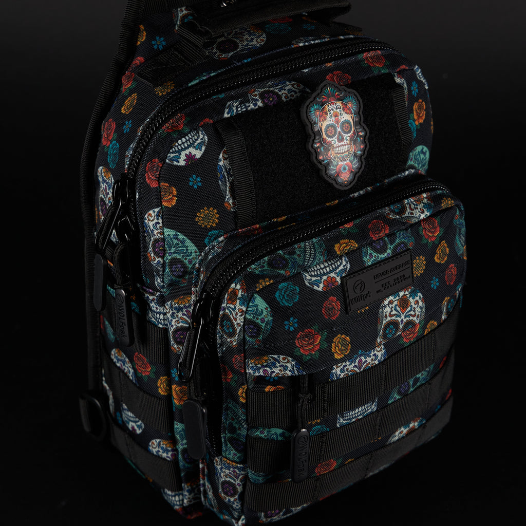 9L Tactical Sling Bag D??a de Los Muertos