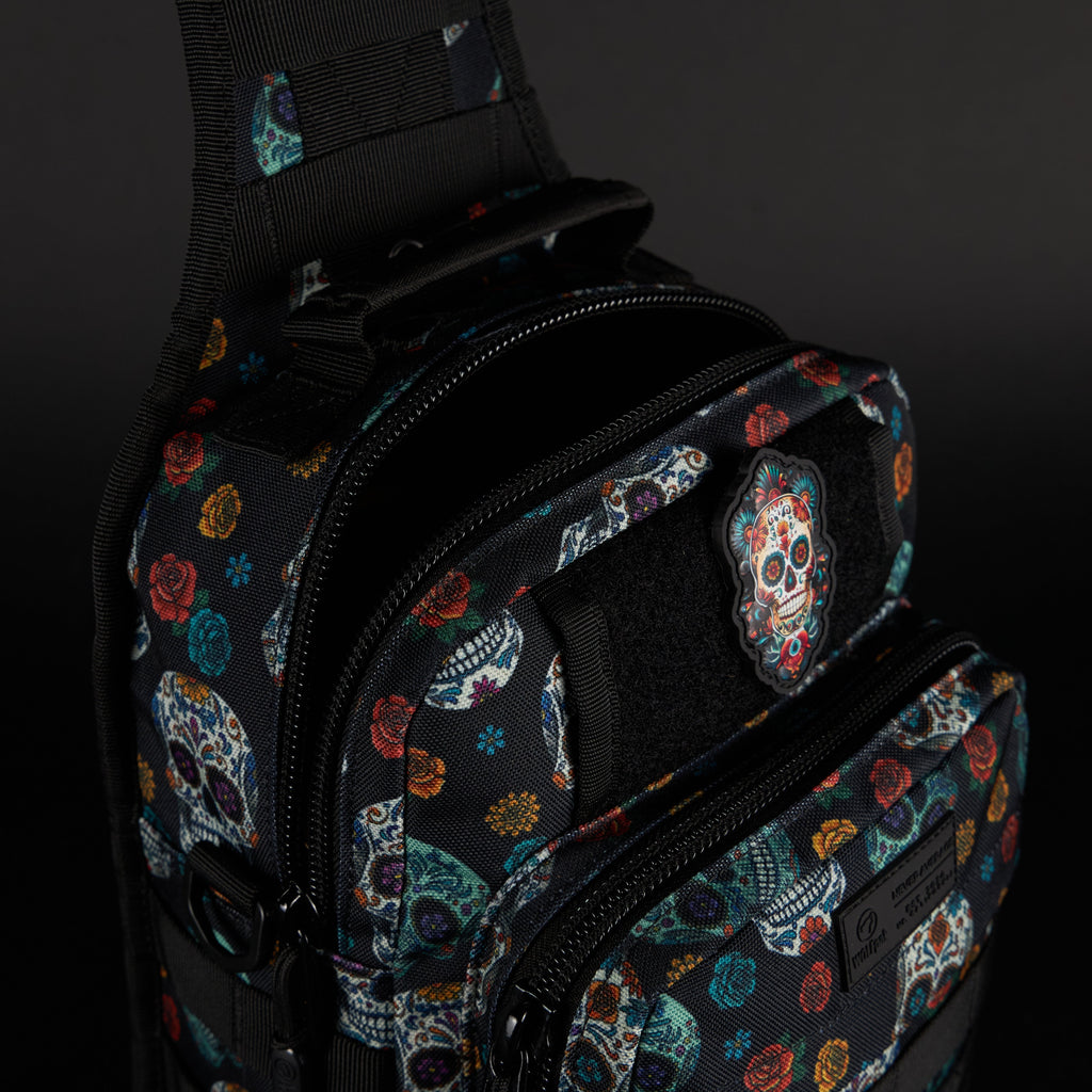 9L Tactical Sling Bag D??a de Los Muertos