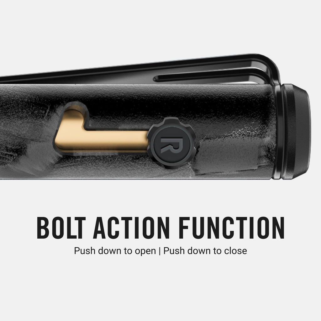 Ridge Bolt Action Pen - Rodeo Red