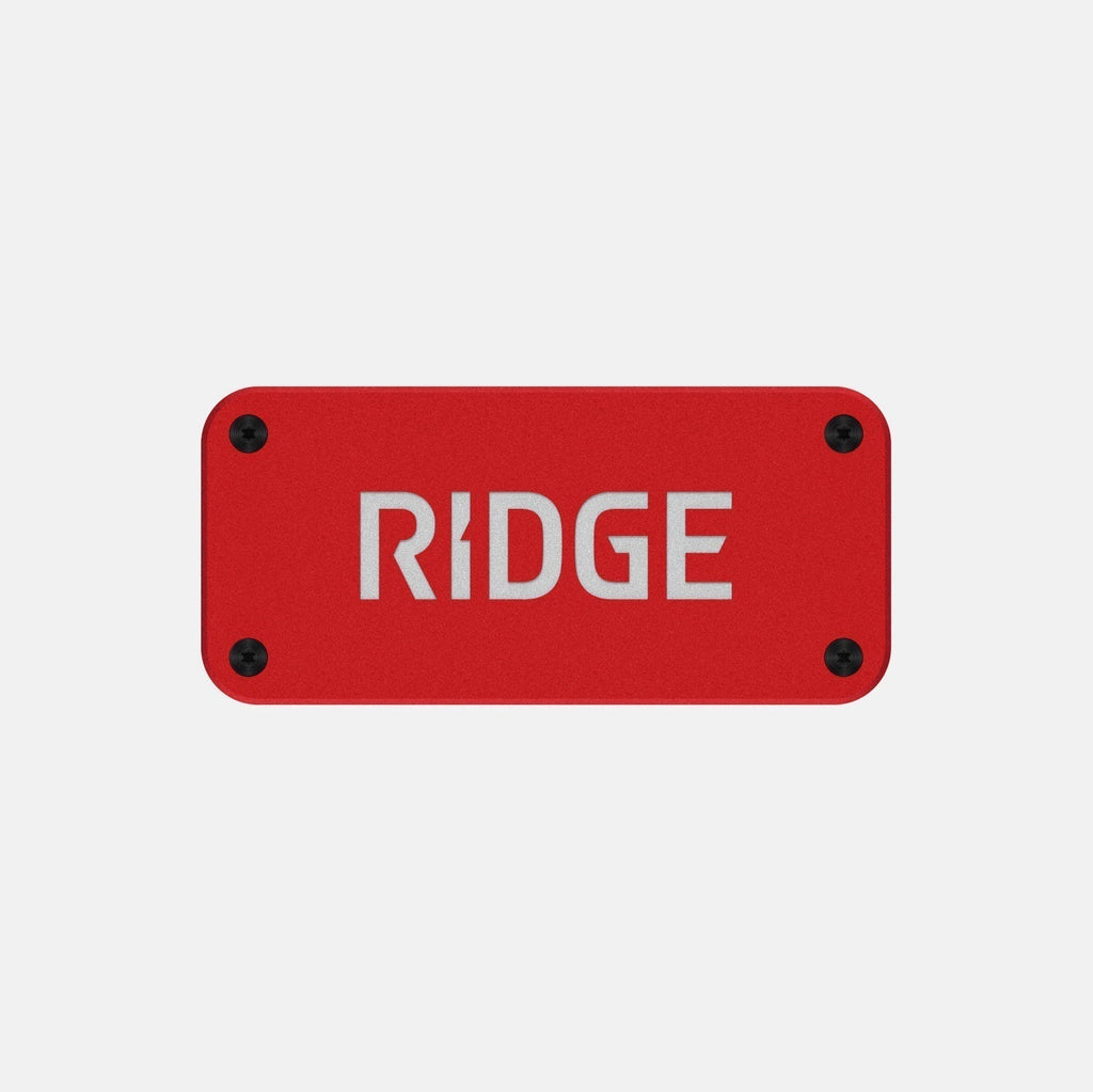 Personalized Logo Plate - Rodeo Red
