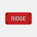 Personalized Logo Plate - Rodeo Red