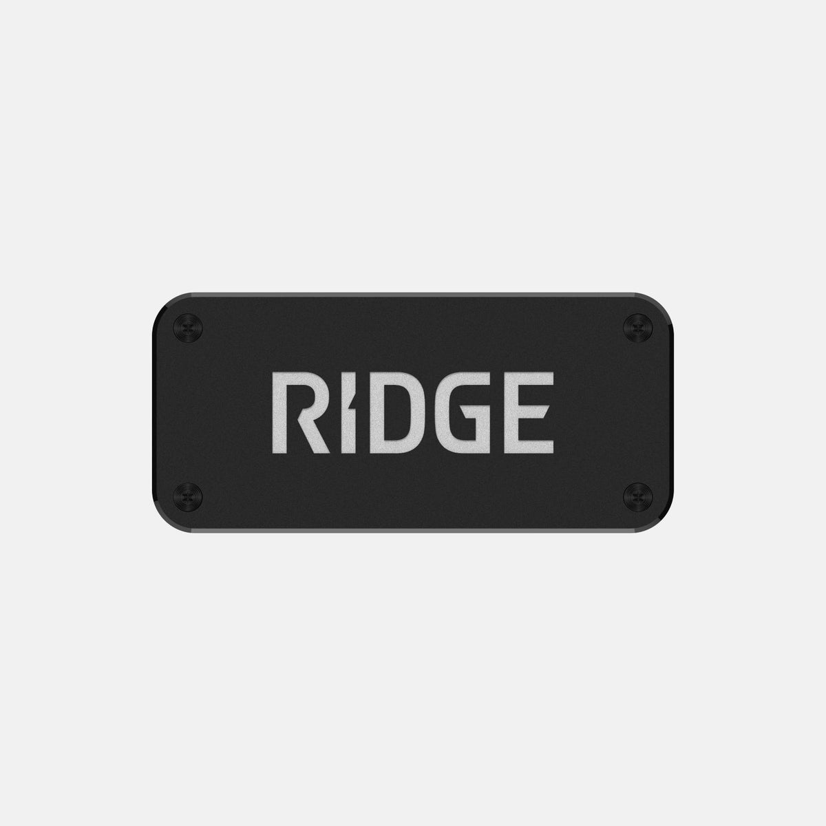 Ridge Logo Plate - Royal Black