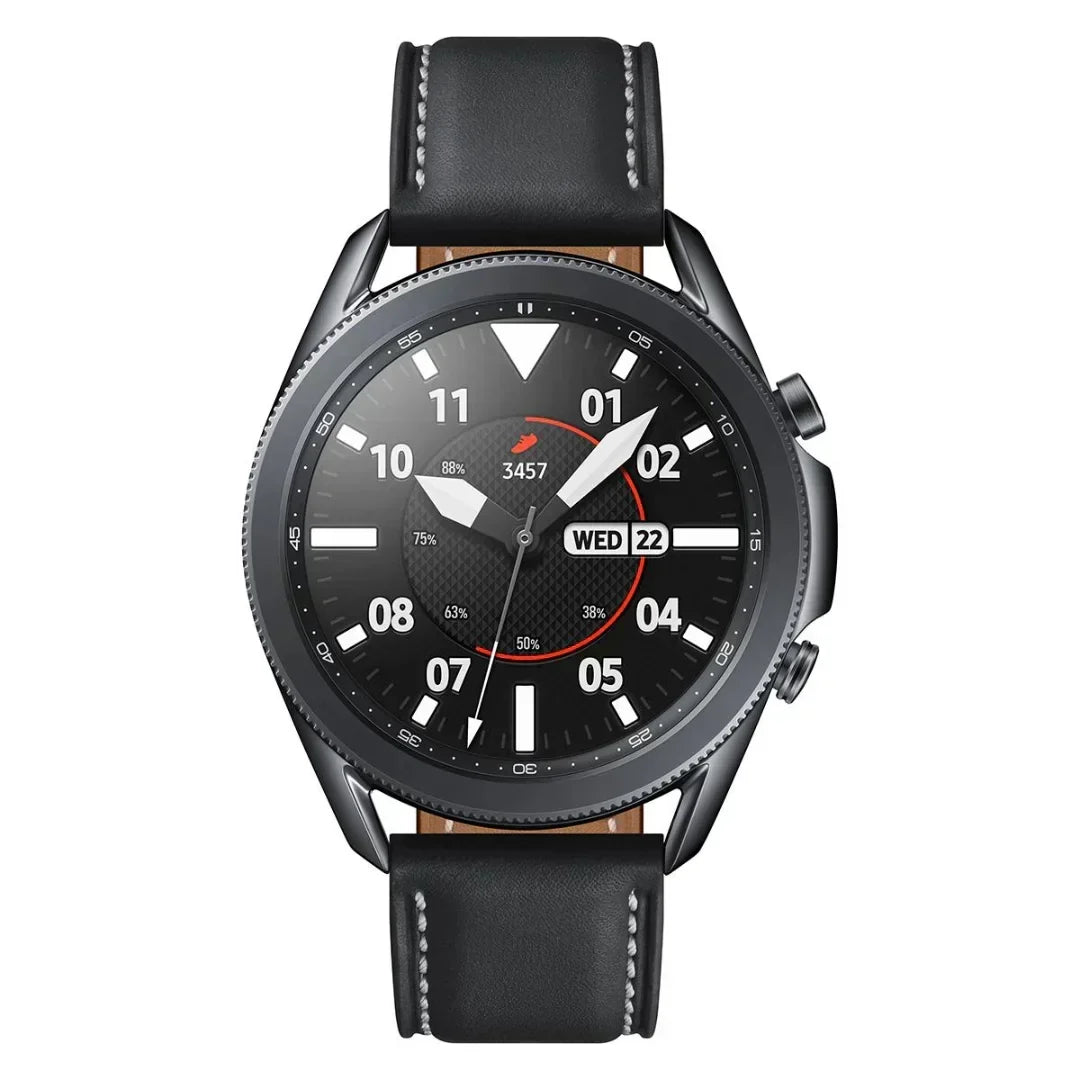 Samsung Galaxy Watch3 SM-R850 41mm Mystic Silver Stainless Steel Case with Black - SM-R850NZSAXAR