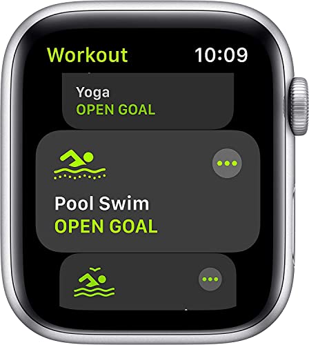Apple Watch SE (GPS) 40mm Silver Aluminum Case with Abyss Blue Sport Band - MKNY3LL/A