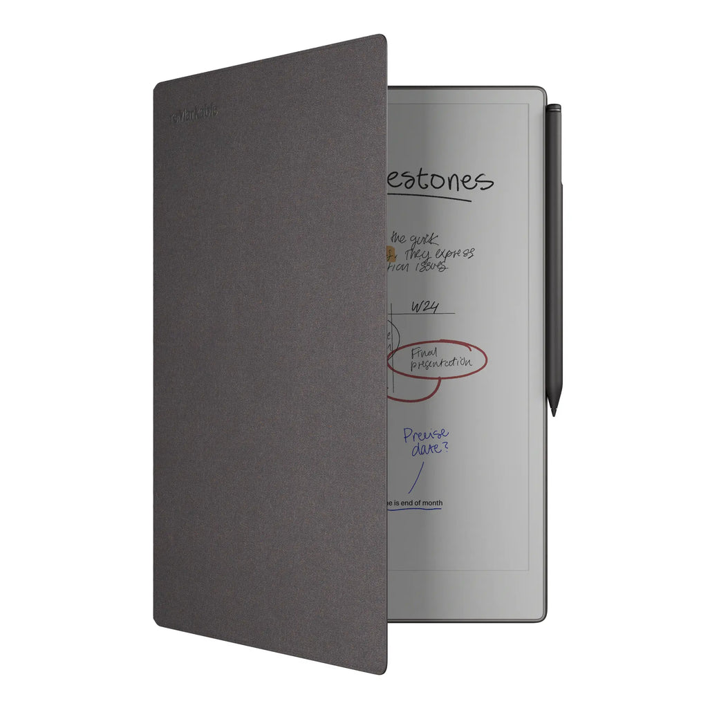 reMarkable Paper Pro - 11.8" Paper Tablet w/ Marker Plus and Book Folio in Mosaic Weave - Basalt - RM83C-1001NW